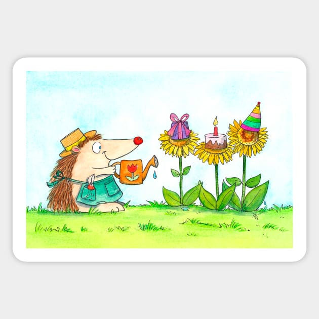 Gardener Happy Birthday Sticker by nicolejanes